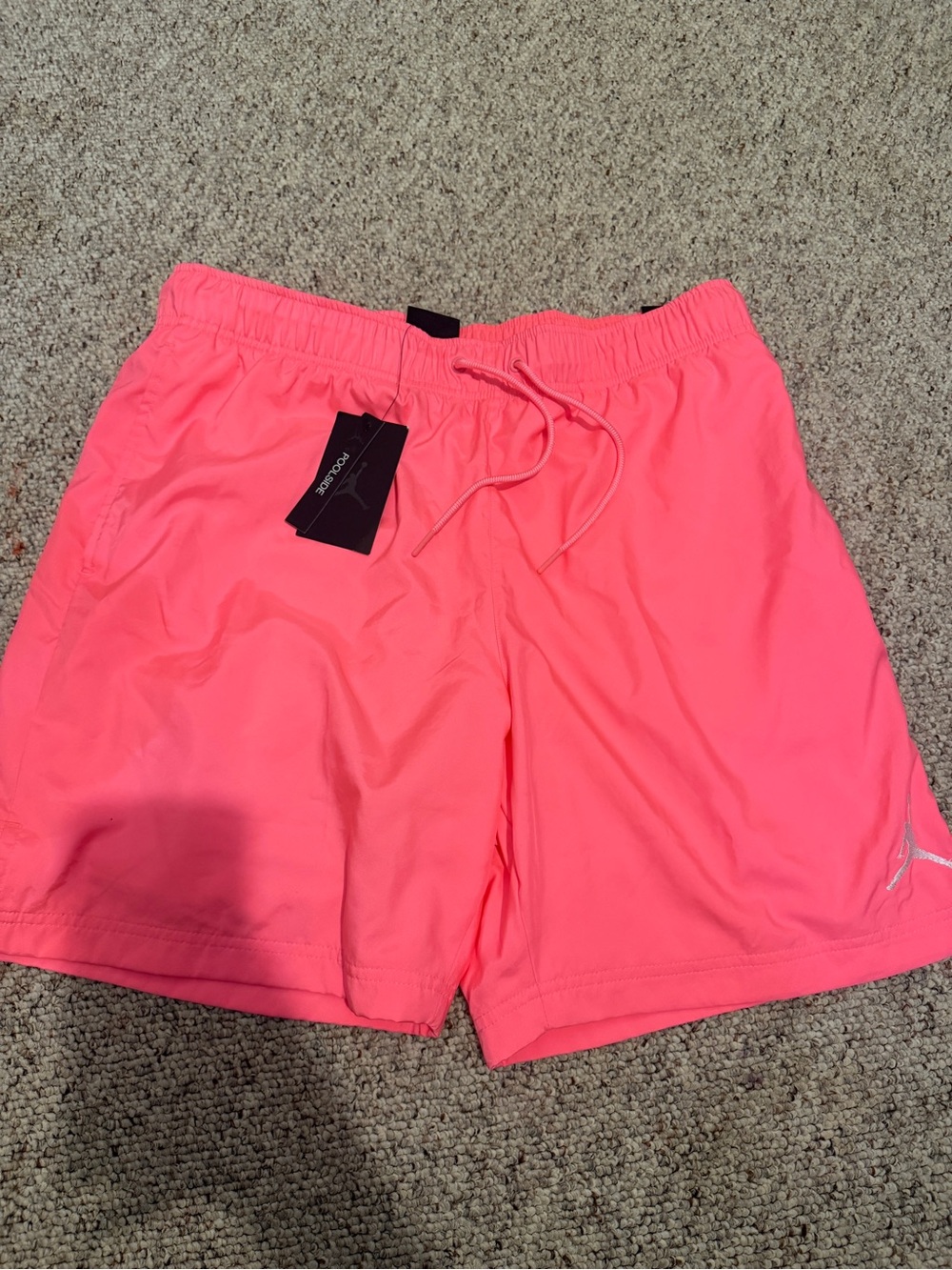 Jordan Neon Pink Athletic Shorts for Men